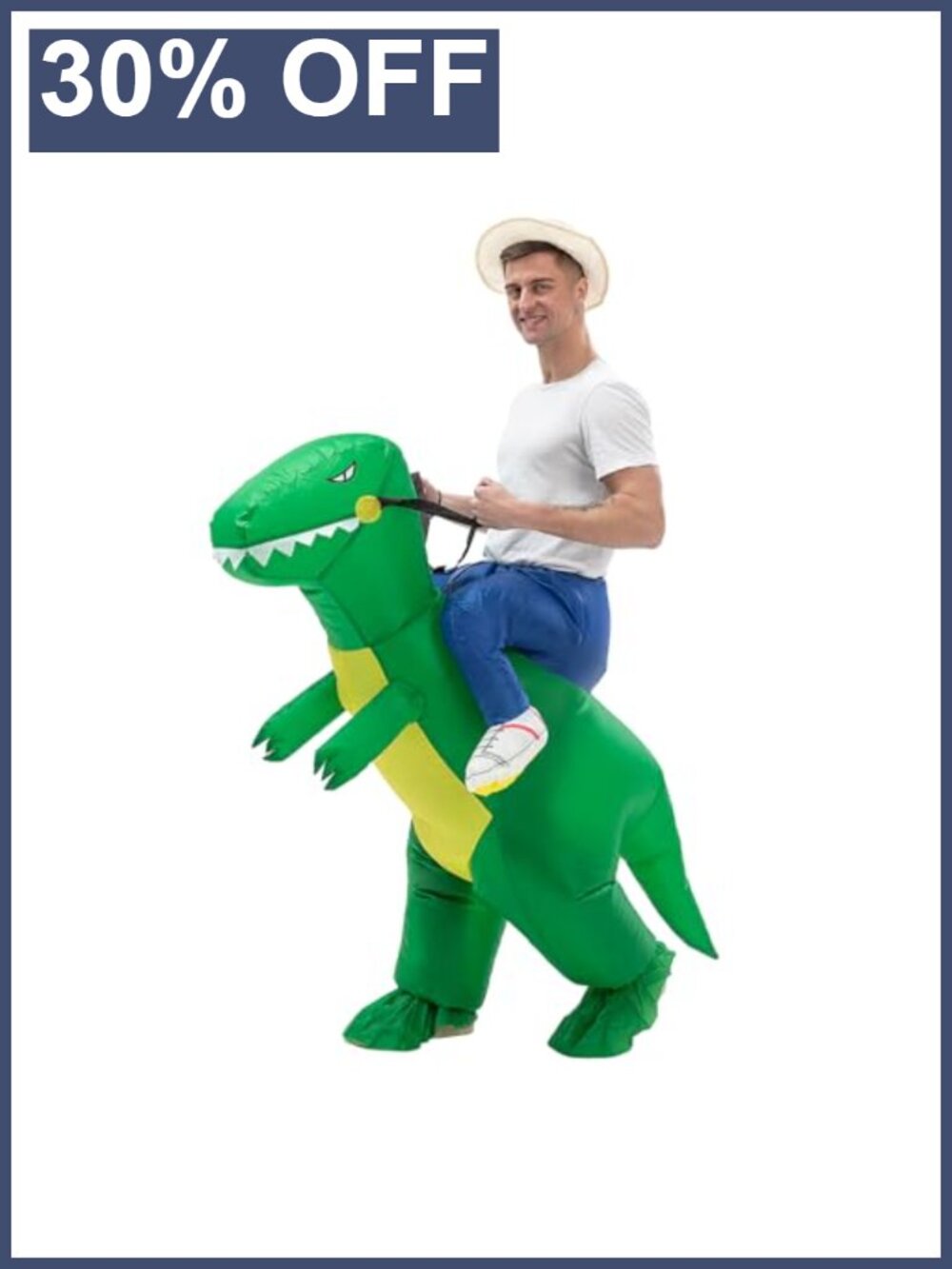 Inflatable Dinosaur Costume Adult Blow Up Suit Halloween Party